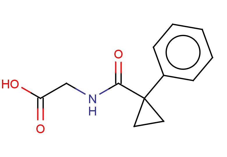 2-[(1-phenylcyclopropyl)formamido]acetic acid