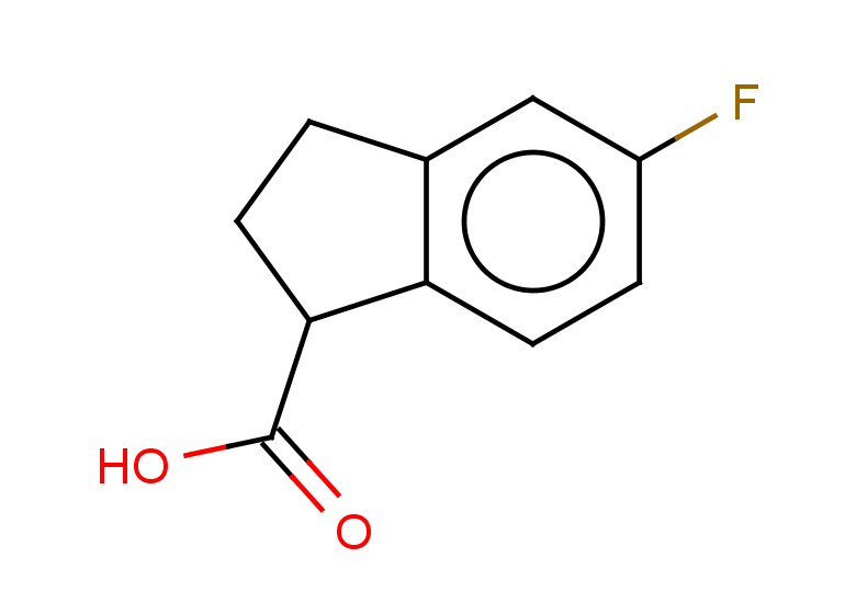 5-fluoro-2,3-dihydro-1H-indene-1-carboxylic acid