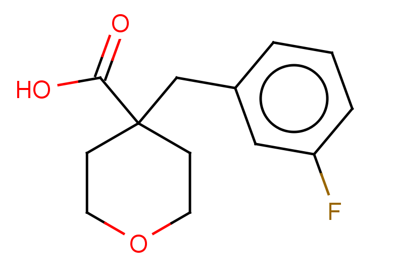 4-[(3-fluorophenyl)methyl]oxane-4-carboxylic acid