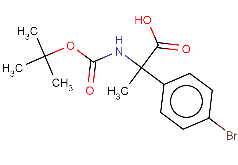 2-(4-bromophenyl)-2-{[(tert-butoxy)carbonyl]amino}propanoic acid