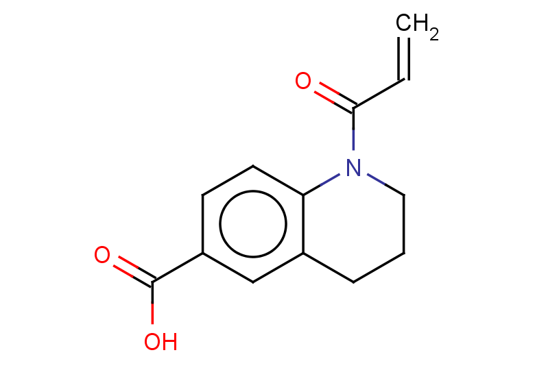 1-(prop-2-enoyl)-1,2,3,4-tetrahydroquinoline-6-carboxylic acid