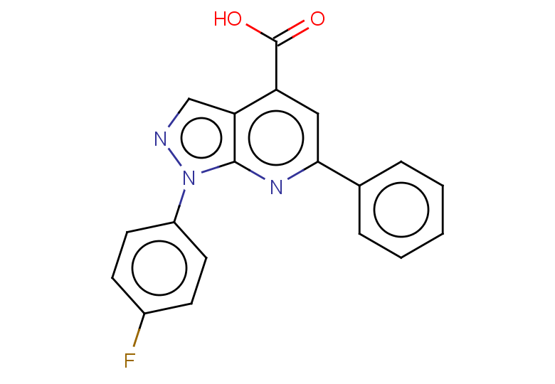 1-(4-fluorophenyl)-6-phenyl-1H-pyrazolo[3,4-b]pyridine-4-carboxylic acid