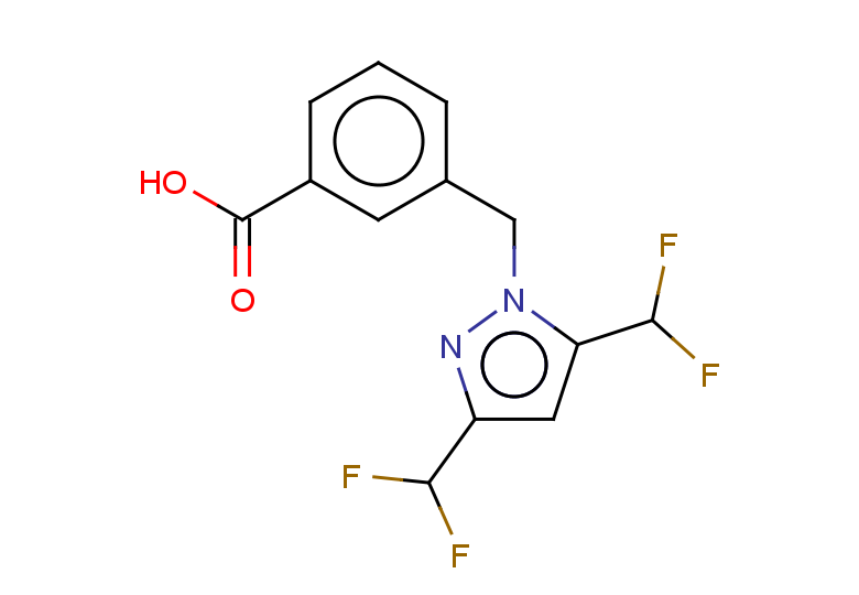 3-{[3,5-bis(difluoromethyl)-1H-pyrazol-1-yl]methyl}benzoic acid
