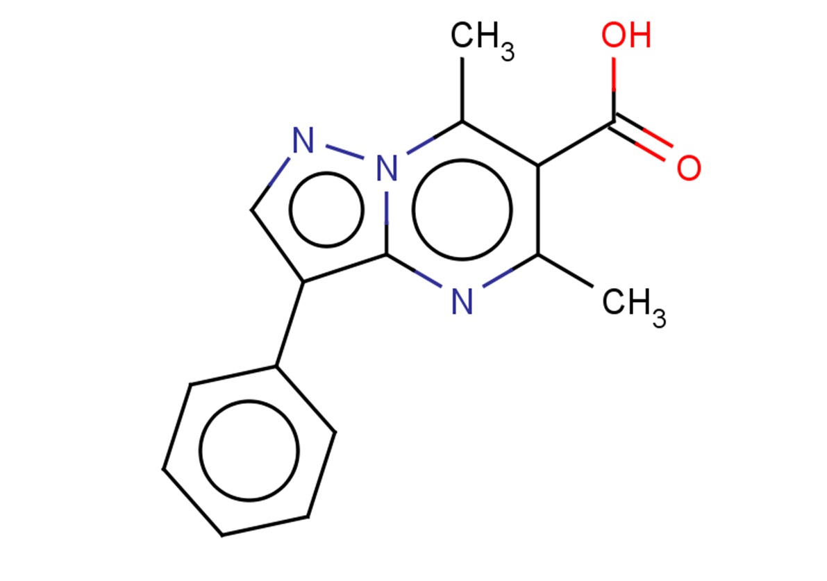 5,7-dimethyl-3-phenylpyrazolo[1,5-a]pyrimidine-6-carboxylic acid
