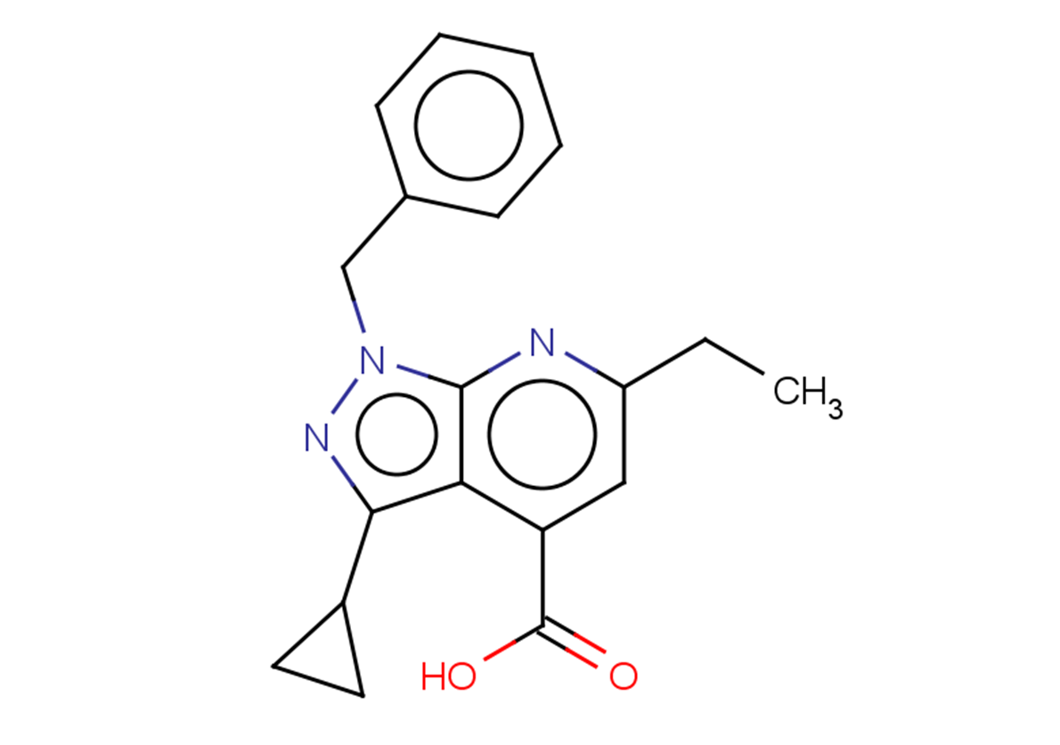 1-benzyl-3-cyclopropyl-6-ethyl-1H-pyrazolo[3,4-b]pyridine-4-carboxylic acid