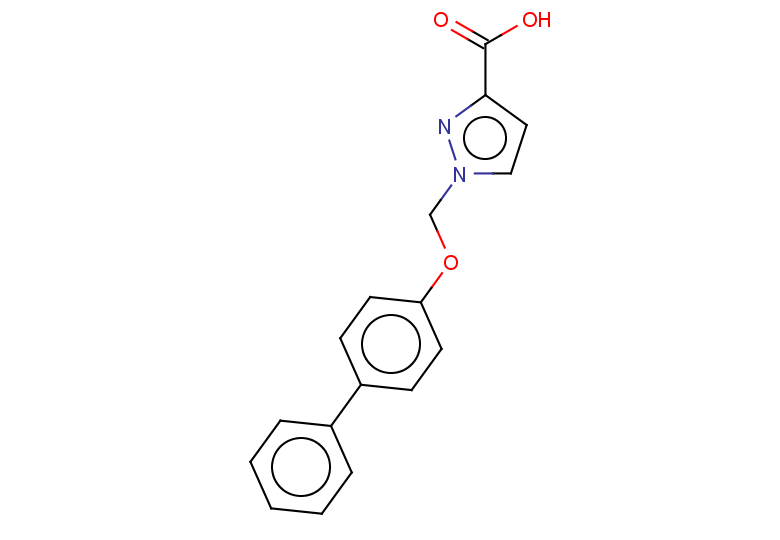 1-[(4-phenylphenoxy)methyl]-1H-pyrazole-3-carboxylic acid