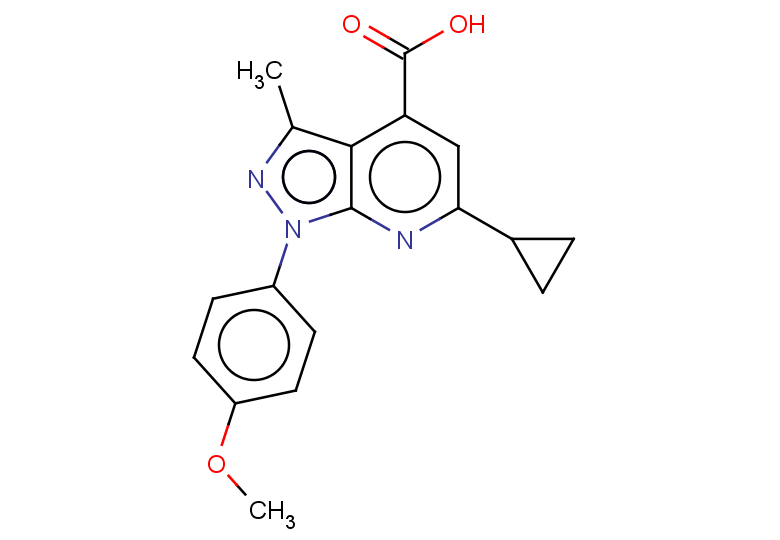 6-cyclopropyl-1-(4-methoxyphenyl)-3-methyl-1H-pyrazolo[3,4-b]pyridine-4-carboxylic acid