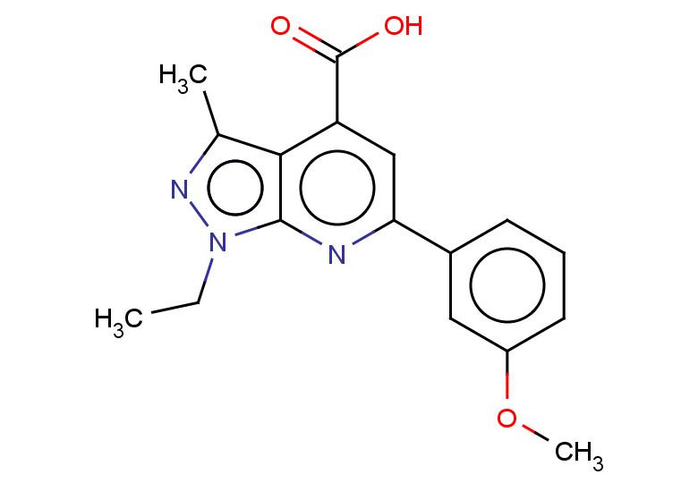 1-ethyl-6-(3-methoxyphenyl)-3-methyl-1H-pyrazolo[3,4-b]pyridine-4-carboxylic acid