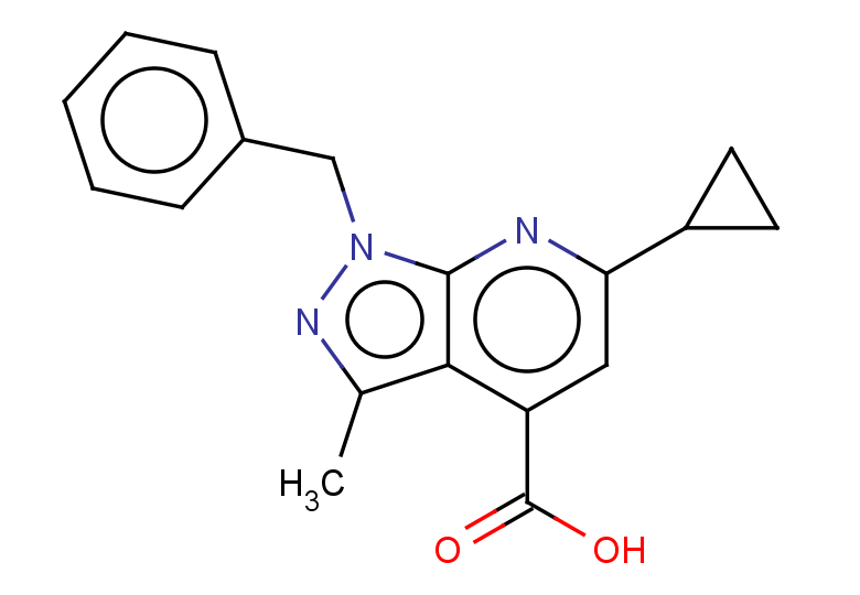 1-benzyl-6-cyclopropyl-3-methyl-1H-pyrazolo[3,4-b]pyridine-4-carboxylic acid