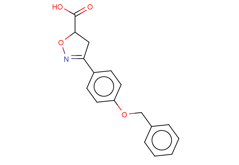 3-[4-(benzyloxy)phenyl]-4,5-dihydro-1,2-oxazole-5-carboxylic acid