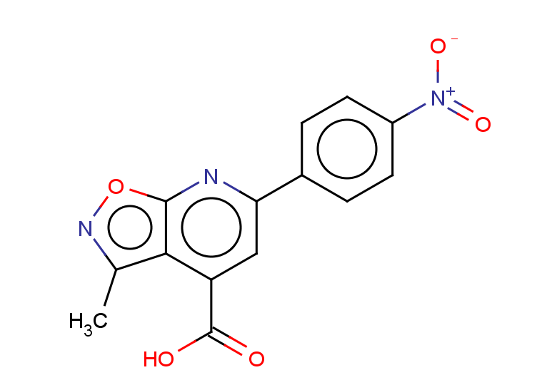 3-methyl-6-(4-nitrophenyl)-[1,2]oxazolo[5,4-b]pyridine-4-carboxylic acid