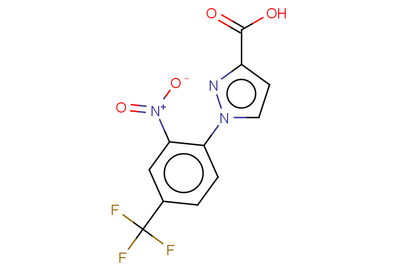 1-[2-nitro-4-(trifluoromethyl)phenyl]-1H-pyrazole-3-carboxylic acid