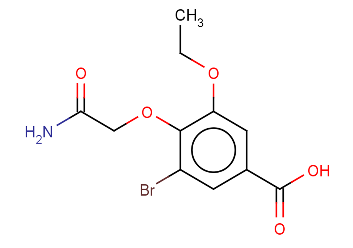 4-(2-AMINO-2-OXOETHOXY)-3-BROMO-5-ETHOXYBENZOIC ACID