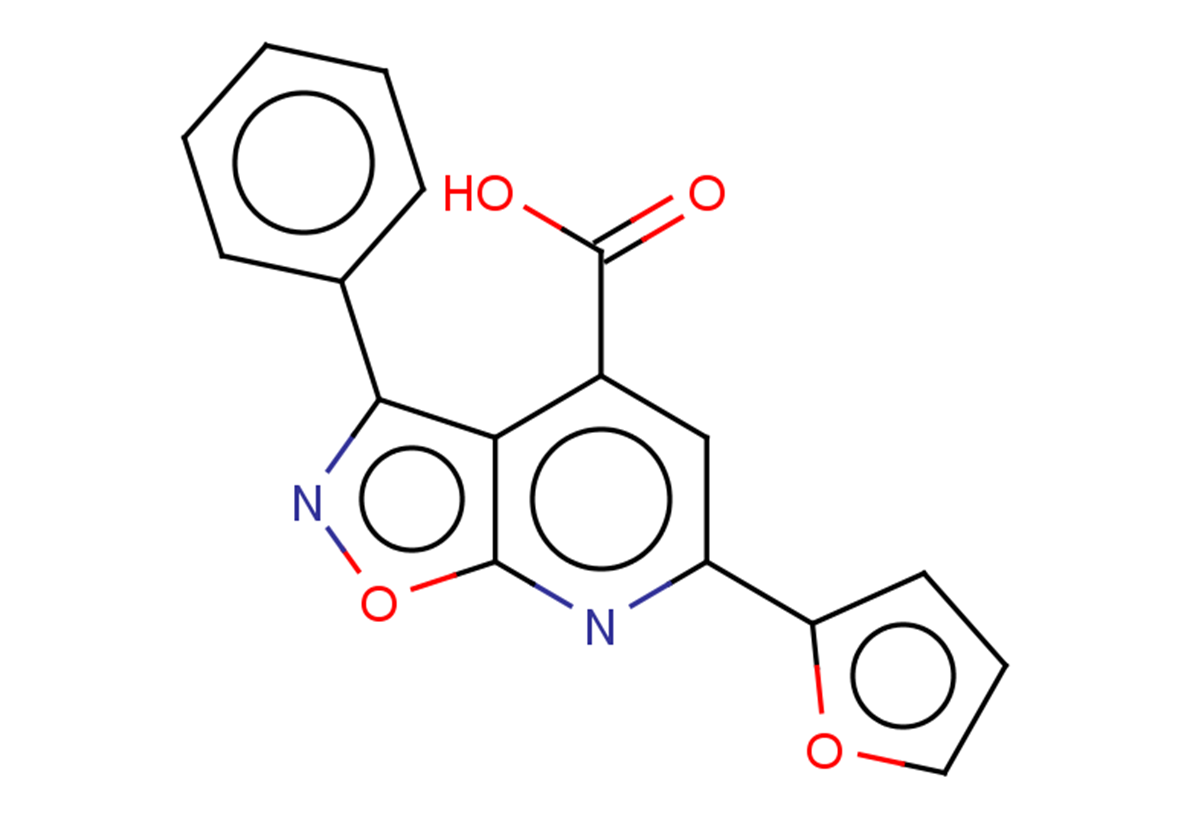 6-(furan-2-yl)-3-phenyl-[1,2]oxazolo[5,4-b]pyridine-4-carboxylic acid