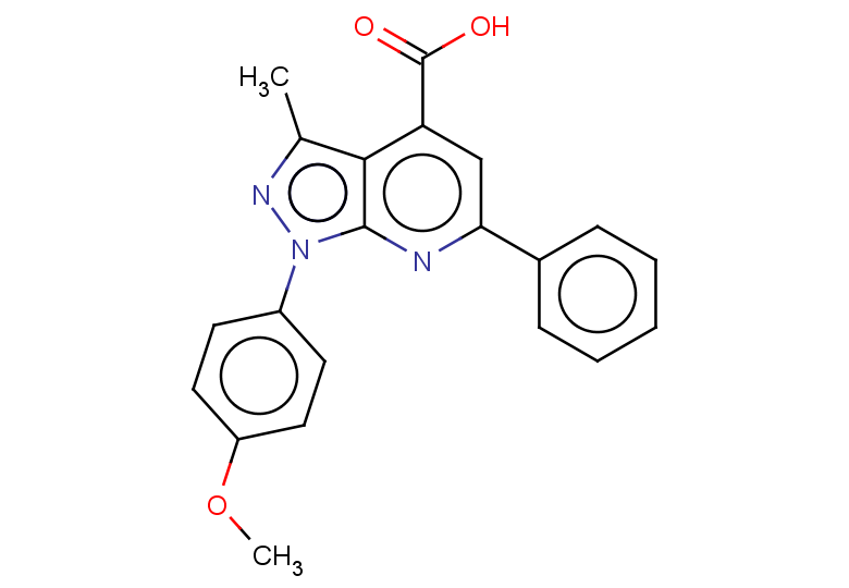1-(4-methoxyphenyl)-3-methyl-6-phenyl-1H-pyrazolo[3,4-b]pyridine-4-carboxylic acid