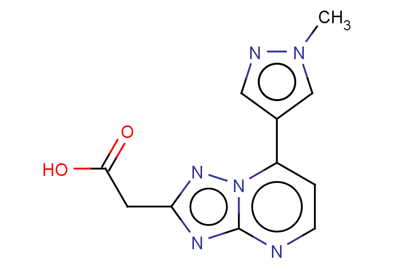 2-[7-(1-methyl-1H-pyrazol-4-yl)-[1,2,4]triazolo[1,5-a]pyrimidin-2-yl]acetic acid
