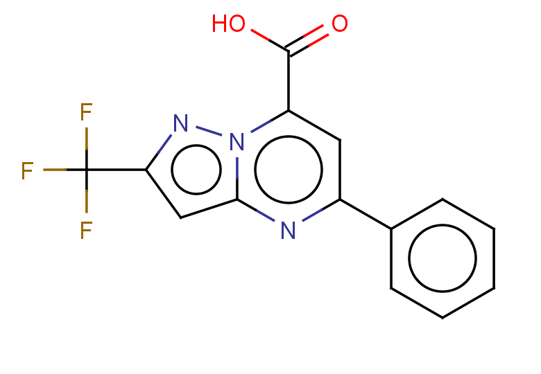 5-phenyl-2-(trifluoromethyl)pyrazolo[1,5-a]pyrimidine-7-carboxylic acid