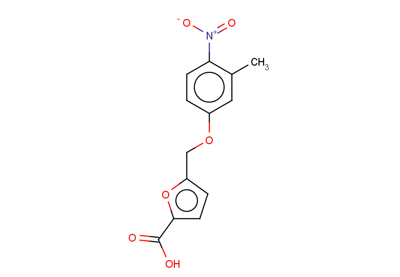 5-[(3-methyl-4-nitrophenoxy)methyl]furan-2-carboxylic acid