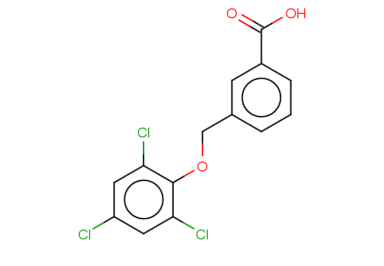 3-[(2,4,6-trichlorophenoxy)methyl]benzoic acid