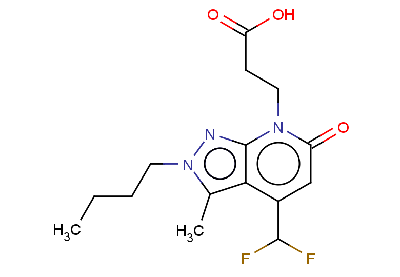 3-[2-butyl-4-(difluoromethyl)-3-methyl-6-oxo-2H,6H,7H-pyrazolo[3,4-b]pyridin-7-yl]propanoic acid