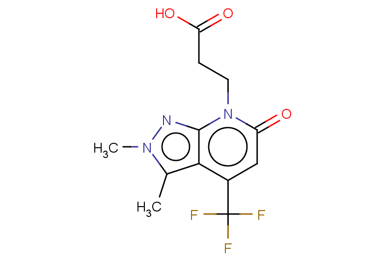 3-[2,3-dimethyl-6-oxo-4-(trifluoromethyl)-2H,6H,7H-pyrazolo[3,4-b]pyridin-7-yl]propanoic acid