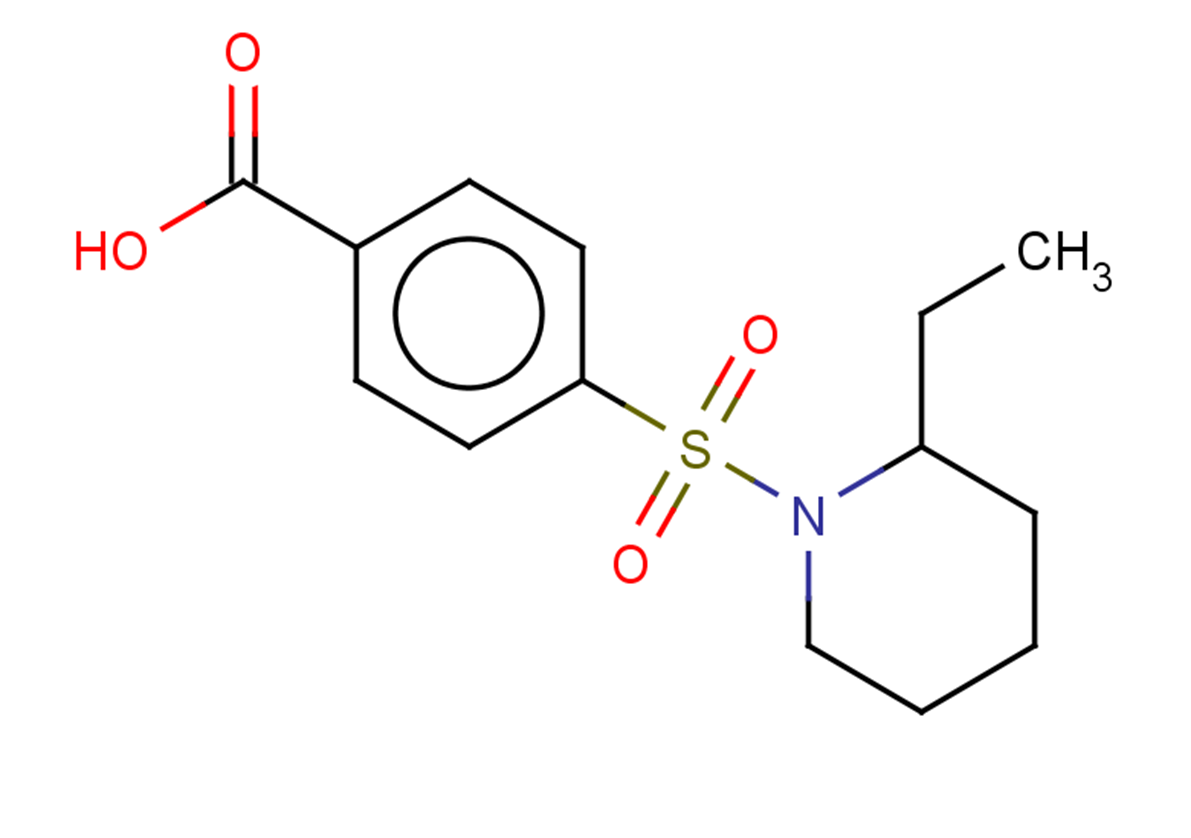 4-[(2-ethylpiperidin-1-yl)sulfonyl]benzoic acid