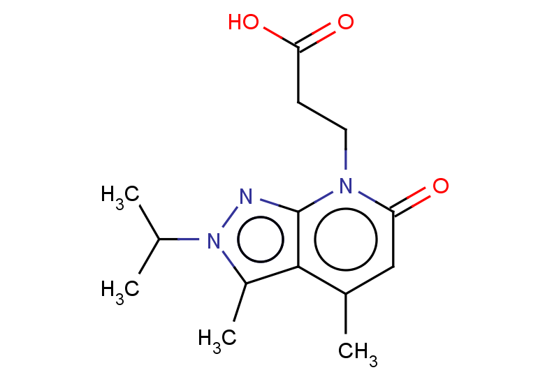 3-[3,4-dimethyl-6-oxo-2-(propan-2-yl)-2H,6H,7H-pyrazolo[3,4-b]pyridin-7-yl]propanoic acid