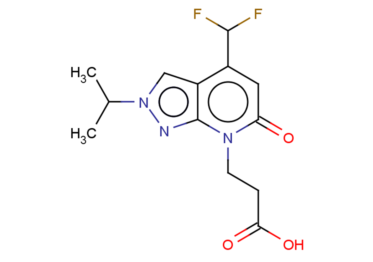 3-[4-(difluoromethyl)-6-oxo-2-(propan-2-yl)-2H,6H,7H-pyrazolo[3,4-b]pyridin-7-yl]propanoic acid