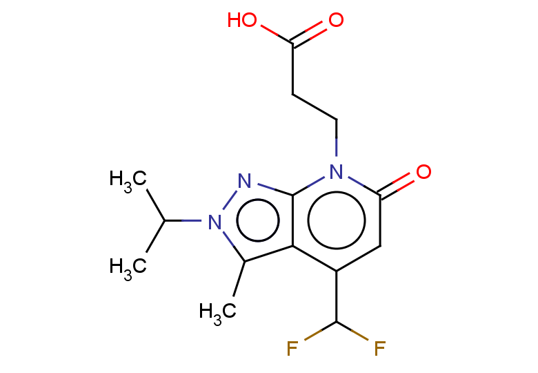 3-[4-(difluoromethyl)-3-methyl-6-oxo-2-(propan-2-yl)-2H,6H,7H-pyrazolo[3,4-b]pyridin-7-yl]propanoic acid
