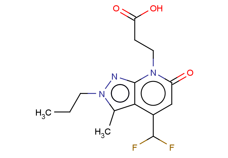 3-[4-(difluoromethyl)-3-methyl-6-oxo-2-propyl-2H,6H,7H-pyrazolo[3,4-b]pyridin-7-yl]propanoic acid