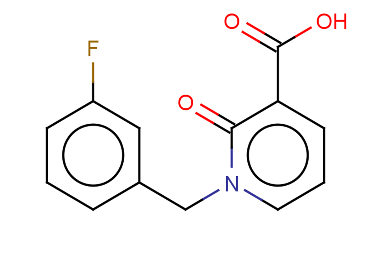 1-[(3-fluorophenyl)methyl]-2-oxo-1,2-dihydropyridine-3-carboxylic acid