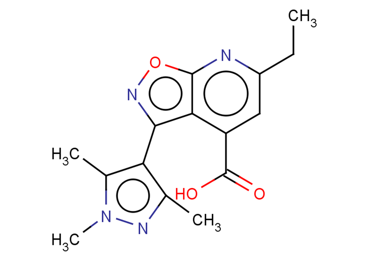 6-ethyl-3-(trimethyl-1H-pyrazol-4-yl)-[1,2]oxazolo[5,4-b]pyridine-4-carboxylic acid