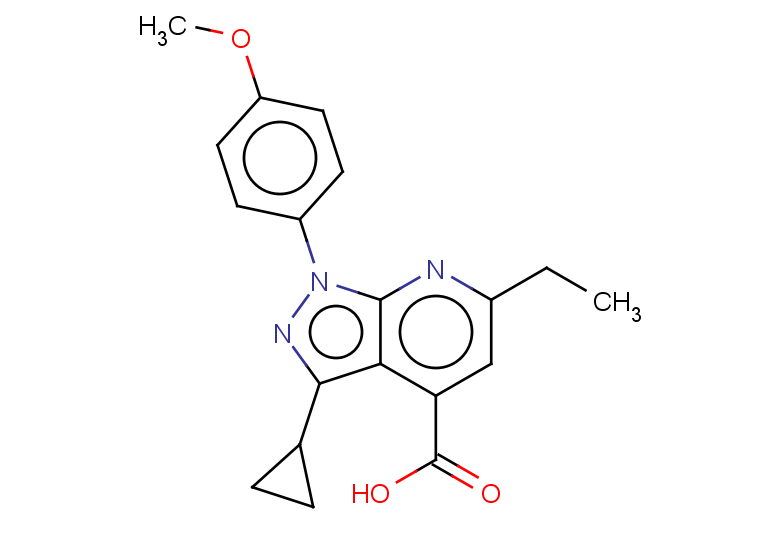 3-cyclopropyl-6-ethyl-1-(4-methoxyphenyl)-1H-pyrazolo[3,4-b]pyridine-4-carboxylic acid