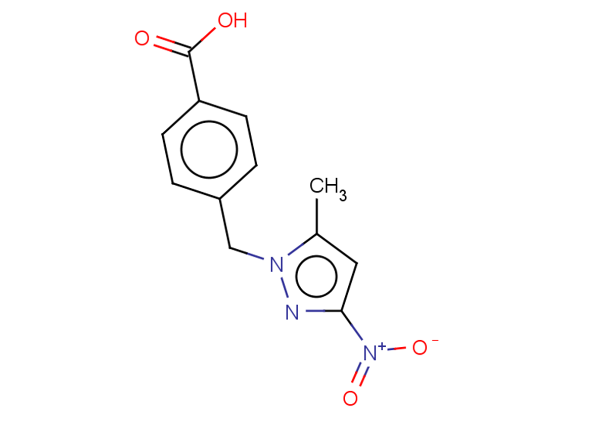 4-[(5-methyl-3-nitro-1H-pyrazol-1-yl)methyl]benzoic acid