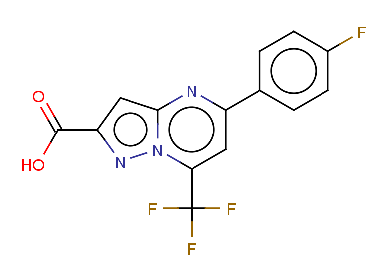 5-(4-fluorophenyl)-7-(trifluoromethyl)pyrazolo[1,5-a]pyrimidine-2-carboxylic acid