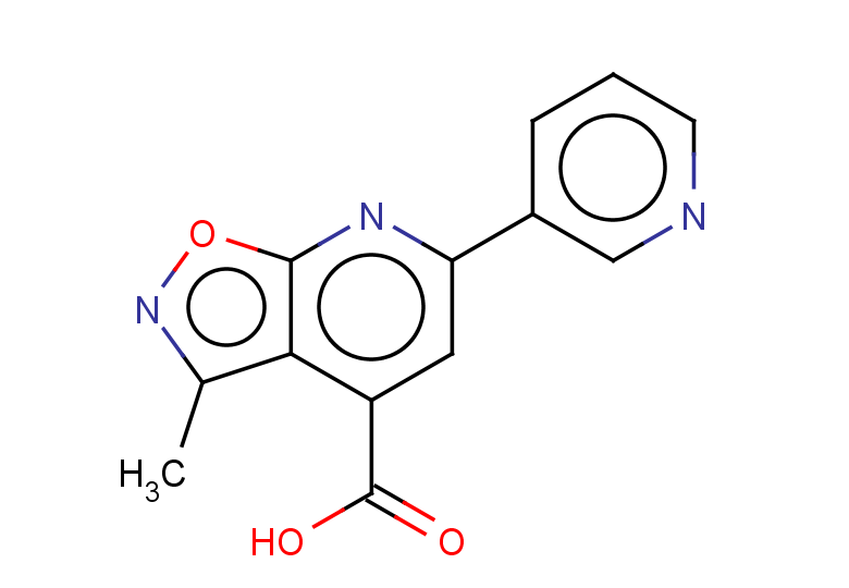 3-methyl-6-(pyridin-3-yl)-[1,2]oxazolo[5,4-b]pyridine-4-carboxylic acid
