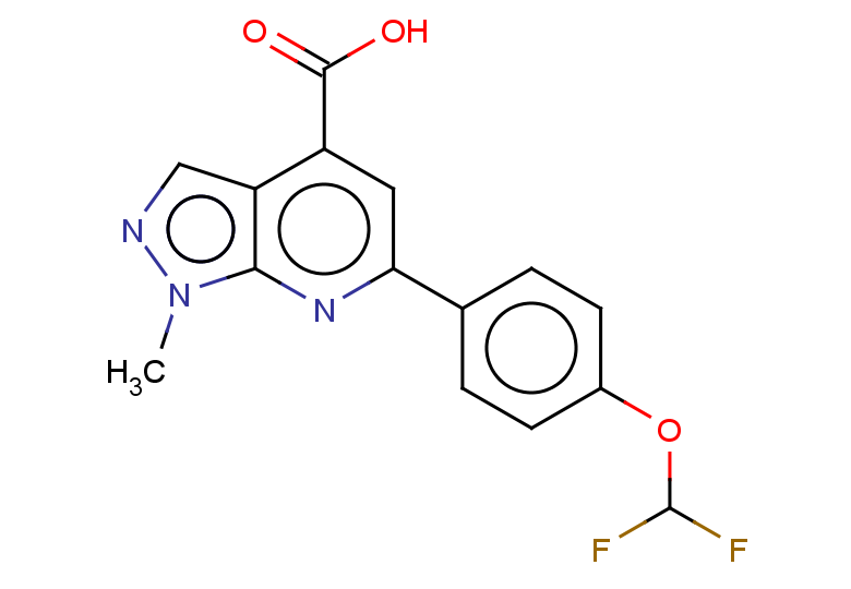 6-[4-(difluoromethoxy)phenyl]-1-methyl-1H-pyrazolo[3,4-b]pyridine-4-carboxylic acid