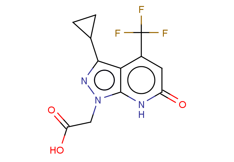 2-[3-cyclopropyl-6-oxo-4-(trifluoromethyl)-1H,6H,7H-pyrazolo[3,4-b]pyridin-1-yl]acetic acid