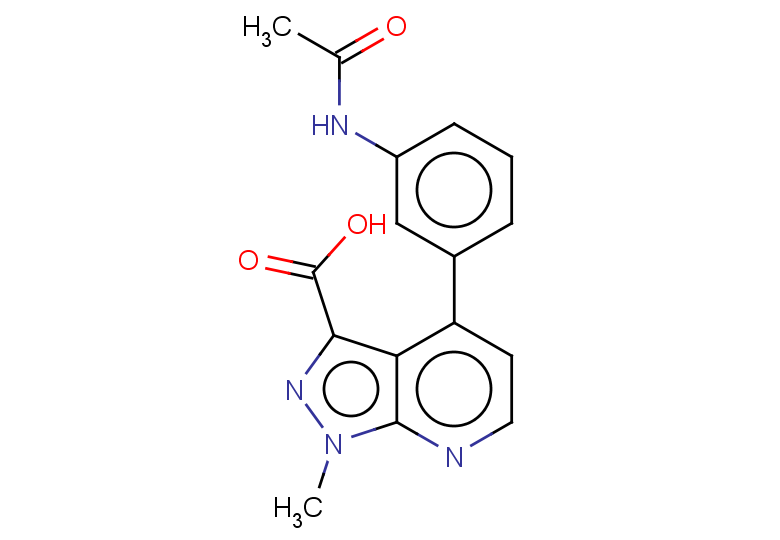 4-(3-acetamidophenyl)-1-methyl-1H-pyrazolo[3,4-b]pyridine-3-carboxylic acid