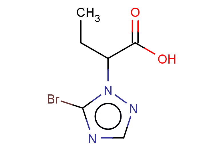 2-(5-bromo-1H-1,2,4-triazol-1-yl)butanoic acid