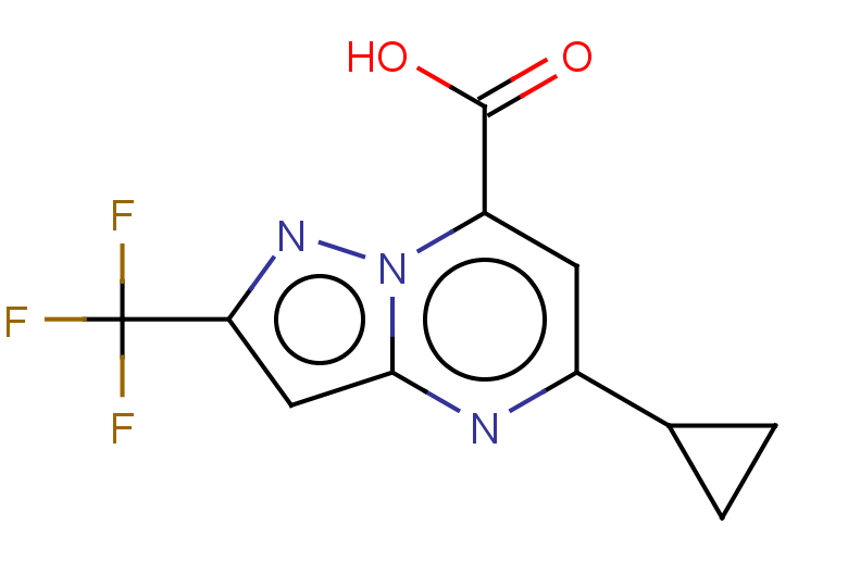 5-cyclopropyl-2-(trifluoromethyl)pyrazolo[1,5-a]pyrimidine-7-carboxylic acid