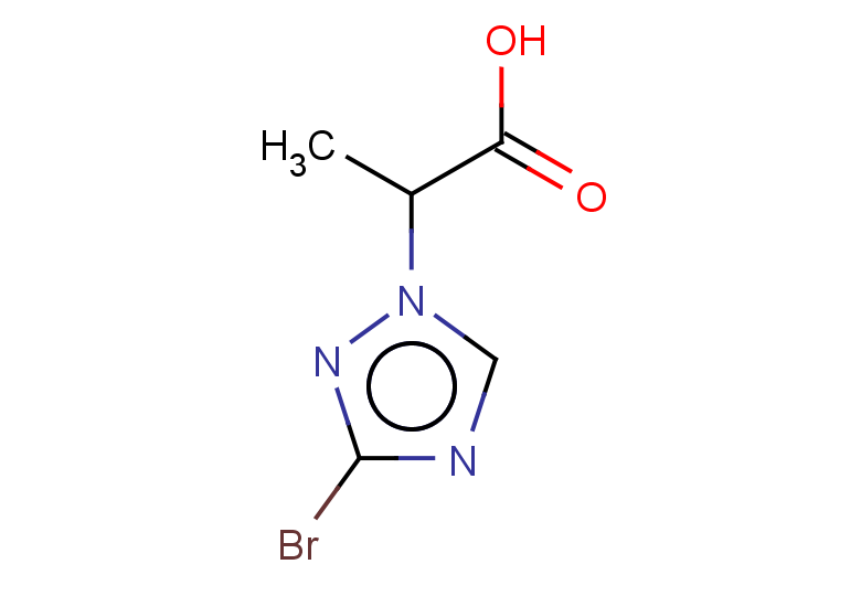2-(3-bromo-1H-1,2,4-triazol-1-yl)propanoic acid