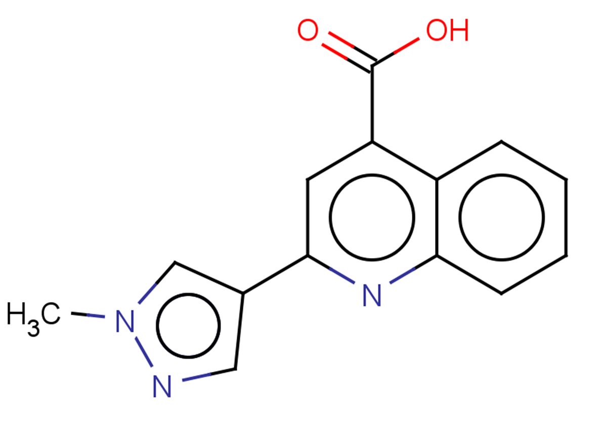 2-(1-methyl-1H-pyrazol-4-yl)quinoline-4-carboxylic acid
