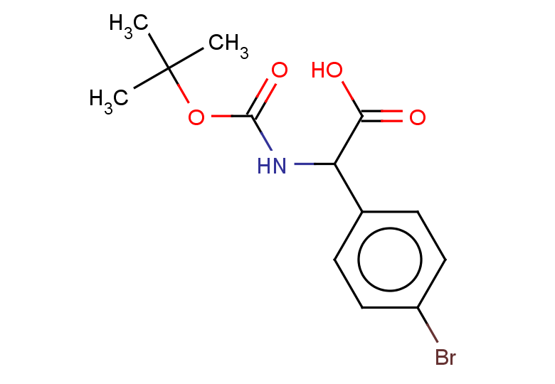 2-(4-bromophenyl)-2-{[(tert-butoxy)carbonyl]amino}acetic acid