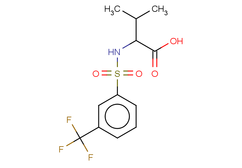 3-methyl-2-[3-(trifluoromethyl)benzenesulfonamido]butanoic acid