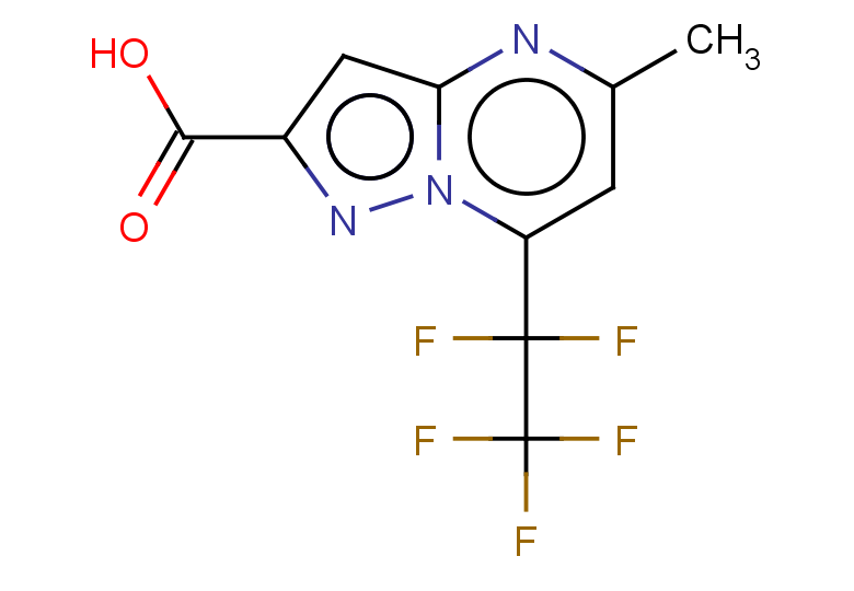 5-methyl-7-(pentafluoroethyl)pyrazolo[1,5-a]pyrimidine-2-carboxylic acid