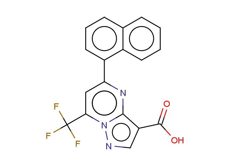 5-(naphthalen-1-yl)-7-(trifluoromethyl)pyrazolo[1,5-a]pyrimidine-3-carboxylic acid