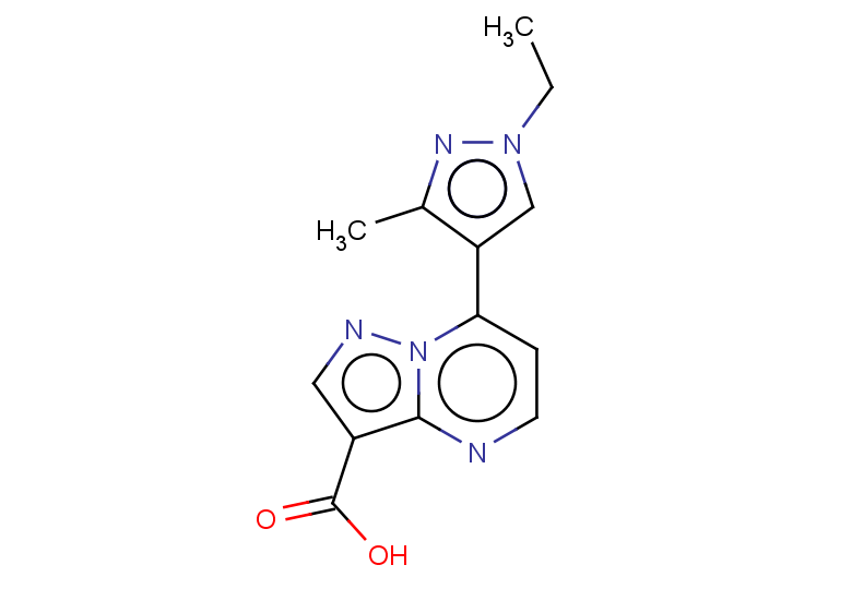 7-(1-ethyl-3-methyl-1H-pyrazol-4-yl)pyrazolo[1,5-a]pyrimidine-3-carboxylic acid