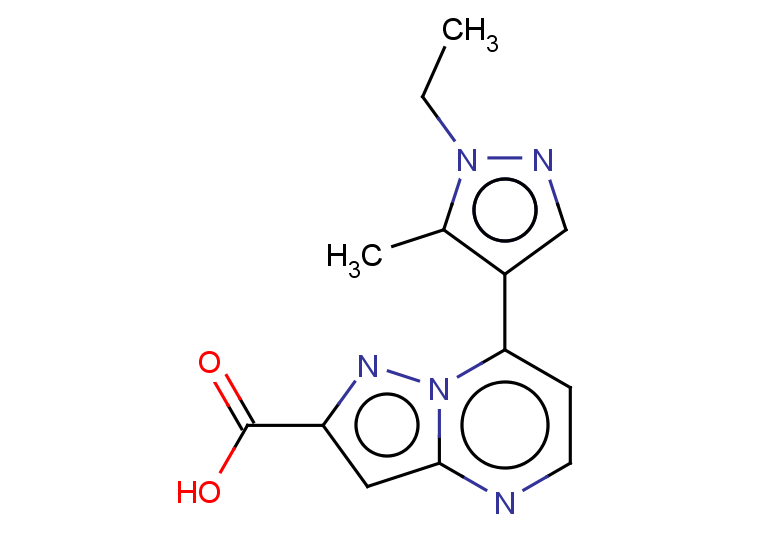 7-(1-ethyl-5-methyl-1H-pyrazol-4-yl)pyrazolo[1,5-a]pyrimidine-2-carboxylic acid