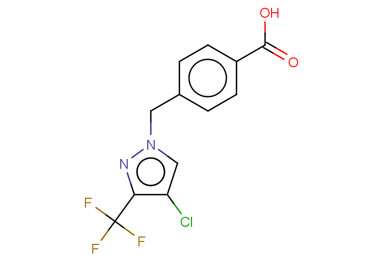 4-{[4-chloro-3-(trifluoromethyl)-1H-pyrazol-1-yl]methyl}benzoic acid